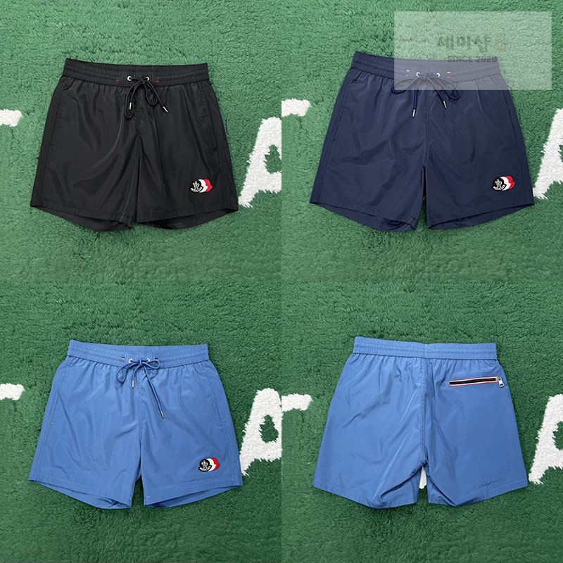 Moncler 몽클레어 로고 패치 스윔 팬츠 네이비 의류 1번 이미지