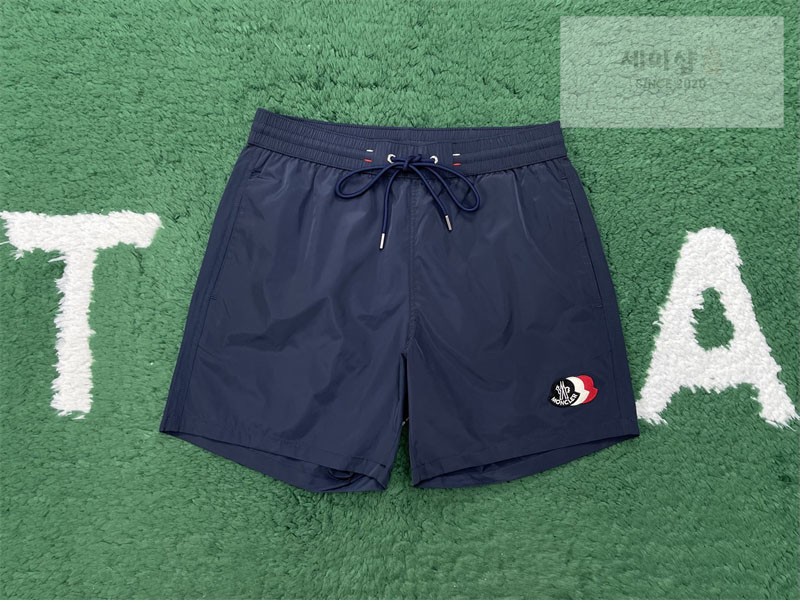 Moncler 몽클레어 로고 패치 스윔 팬츠 네이비 의류 16번 이미지