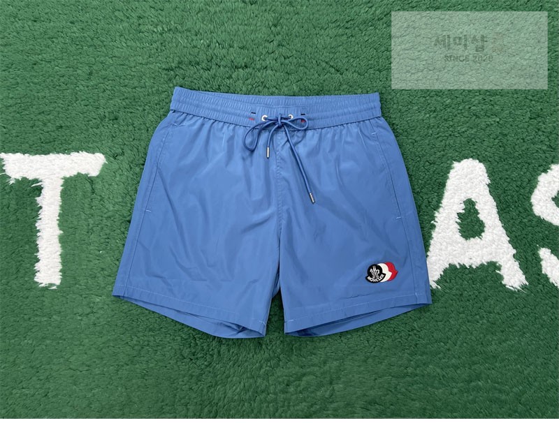 Moncler 몽클레어 로고 패치 스윔 팬츠 네이비 의류 25번 이미지