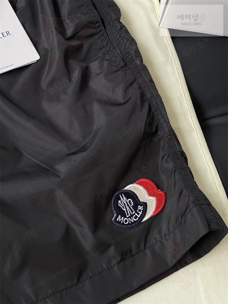 Moncler 몽클레어 로고 패치 스윔 팬츠 의류 19번 이미지