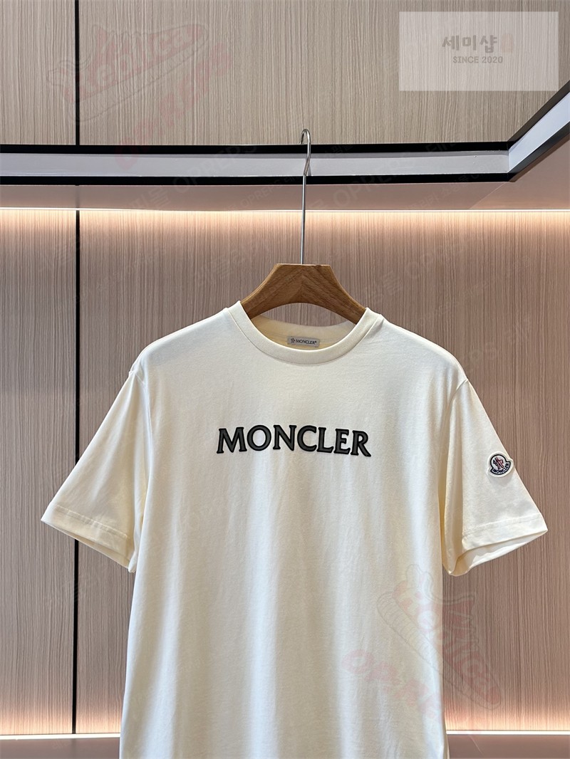 Moncler 몽클레어 로고 패치 코튼 티셔츠 의류 34번 이미지