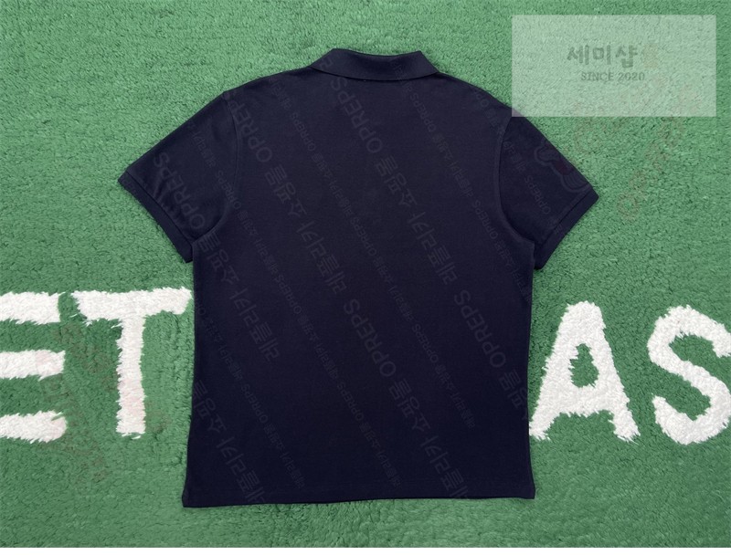 Moncler 몽클레어 로고 패치 코튼 폴로 셔츠 네이비 의류 18번 이미지