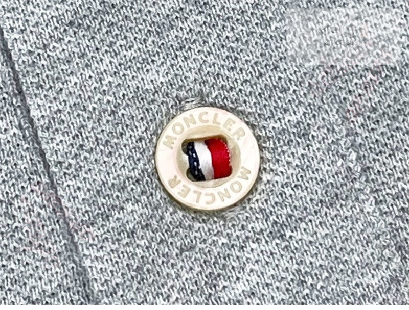 Moncler 몽클레어 로고 패치 코튼 폴로 셔츠 네이비 의류 7번 이미지