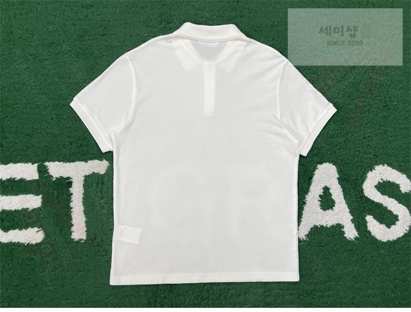 Moncler 몽클레어 로고 패치 코튼 피케 폴로 셔츠 네이비 의류 16번 이미지