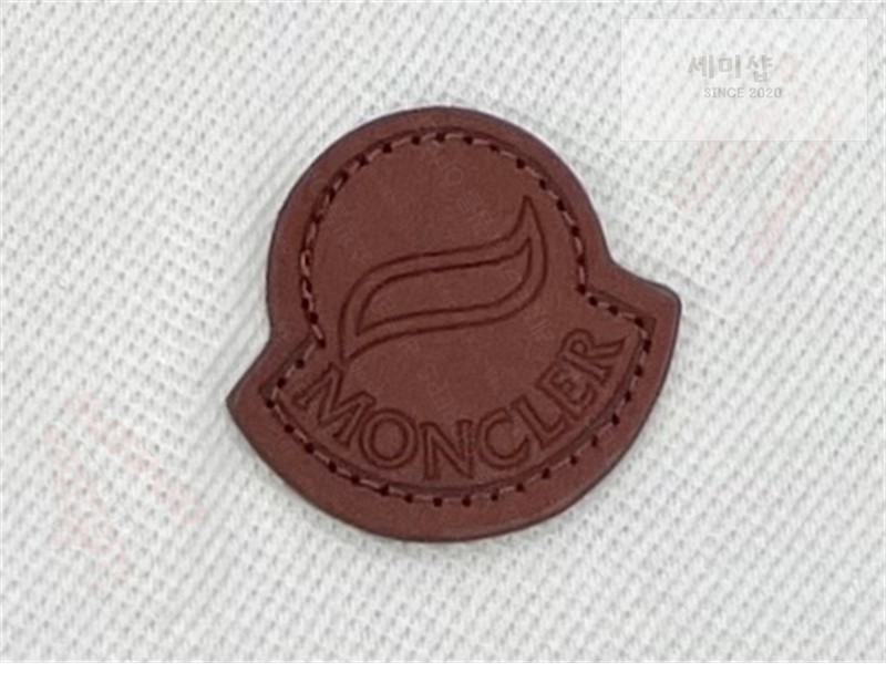 Moncler 몽클레어 로고 패치 코튼 피케 폴로 셔츠 네이비 의류 20번 이미지