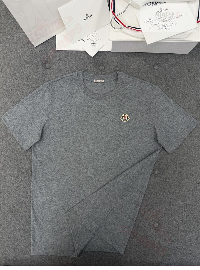 Moncler 몽클레어 로고 패치 티셔츠 블랙 의류 30번 이미지