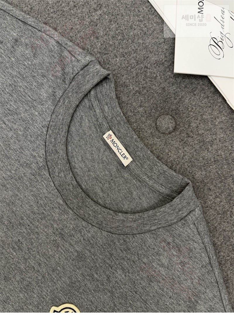 Moncler 몽클레어 로고 패치 티셔츠 블랙 의류 37번 이미지