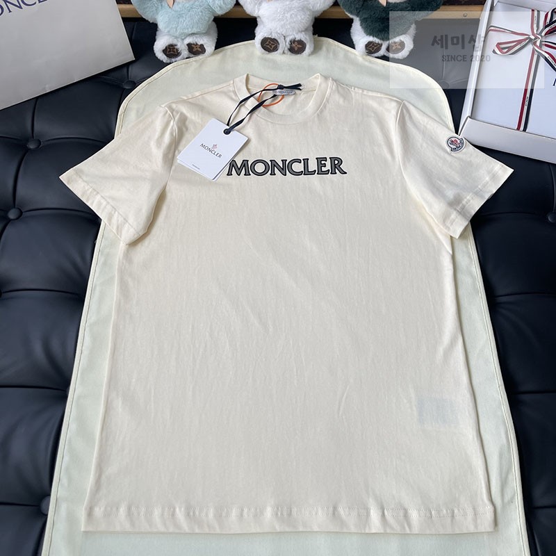 Moncler 몽클레어 로고 프린트 코튼 티셔츠 의류 22번 이미지