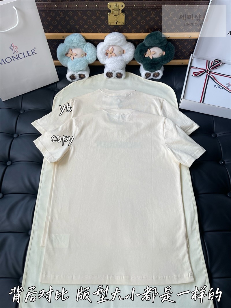 Moncler 몽클레어 로고 프린트 코튼 티셔츠 의류 6번 이미지