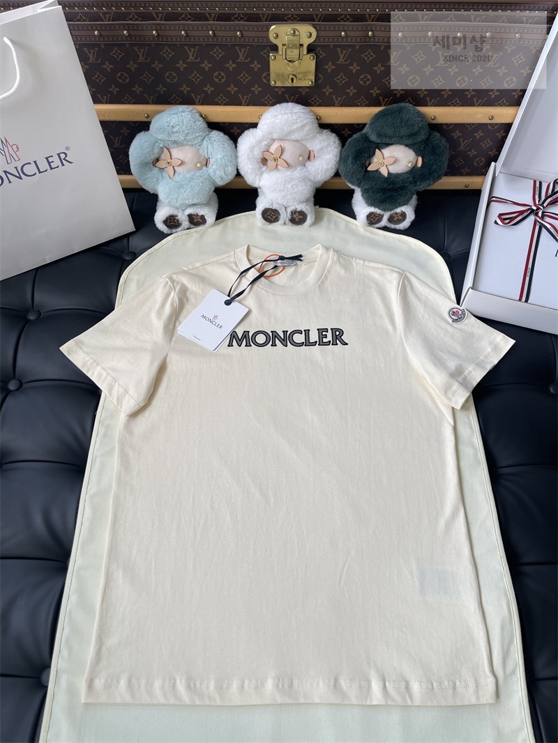 Moncler 몽클레어 로고 프린트 코튼 티셔츠 의류 7번 이미지