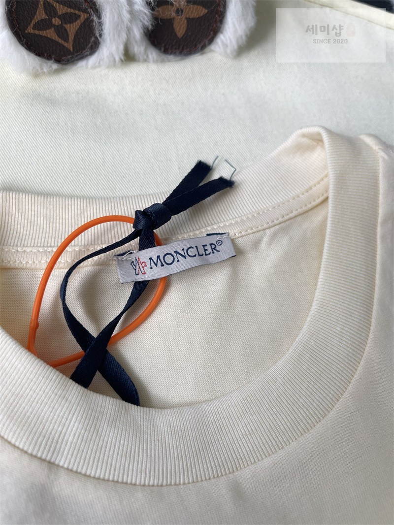 Moncler 몽클레어 로고 프린트 코튼 티셔츠 의류 14번 이미지