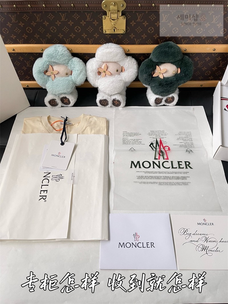 Moncler 몽클레어 로고 프린트 코튼 티셔츠 의류 17번 이미지