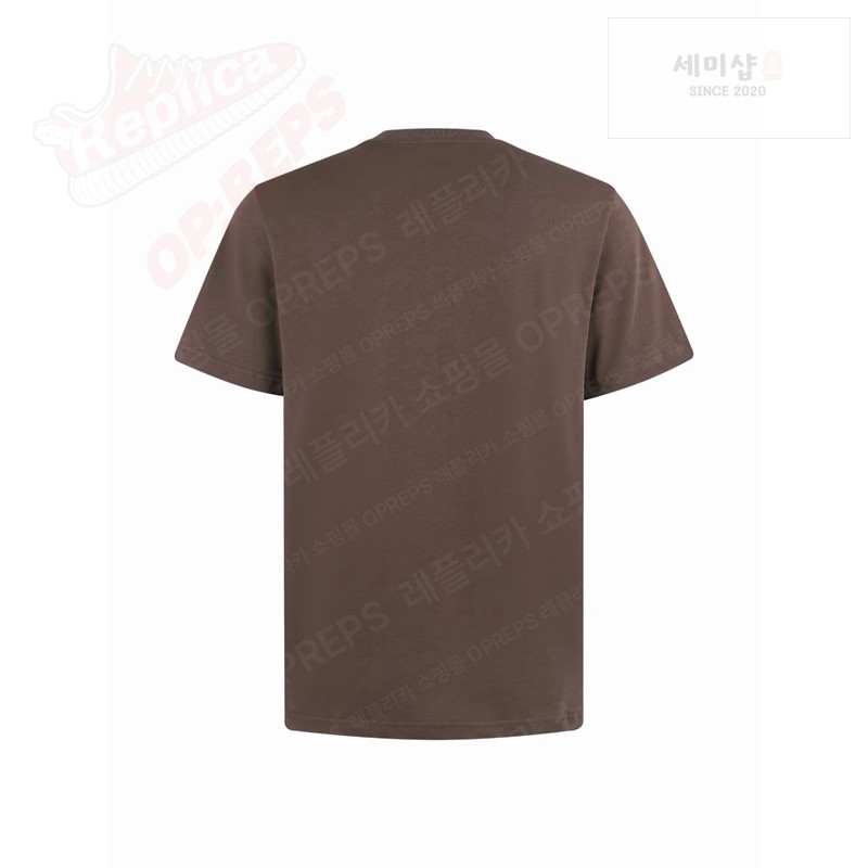 Moncler 몽클레어 로고 프린트 패치 코튼 티셔츠 블랙 의류 6번 이미지