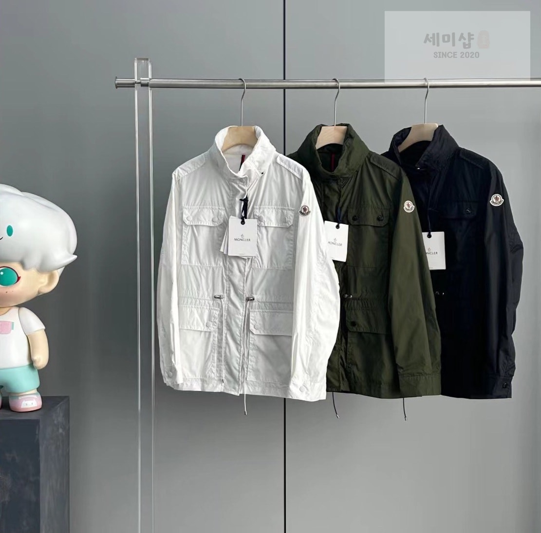 몽클레어 몽클레어 리몬타 필드 자켓 화이트 의류 1번 이미지
