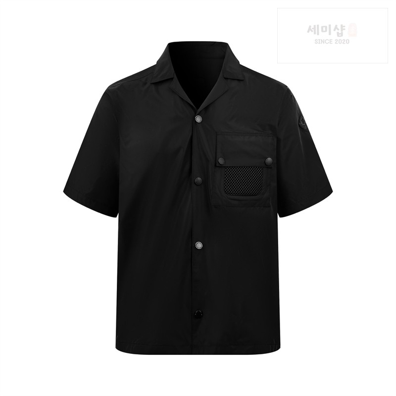 Moncler 몽클레어 립스탑 로고 셔츠 그린 의류 15번 이미지