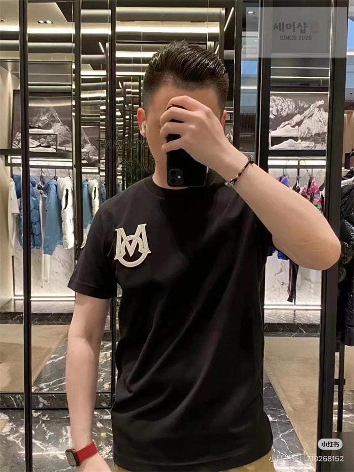 Moncler 몽클레어 모노그램 반팔 티셔츠 의류 3번 이미지