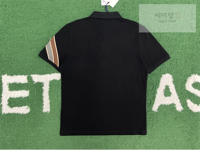 Moncler 몽클레어 삼선 트리밍 코튼 피케 반팔 티셔츠 의류 3번 이미지