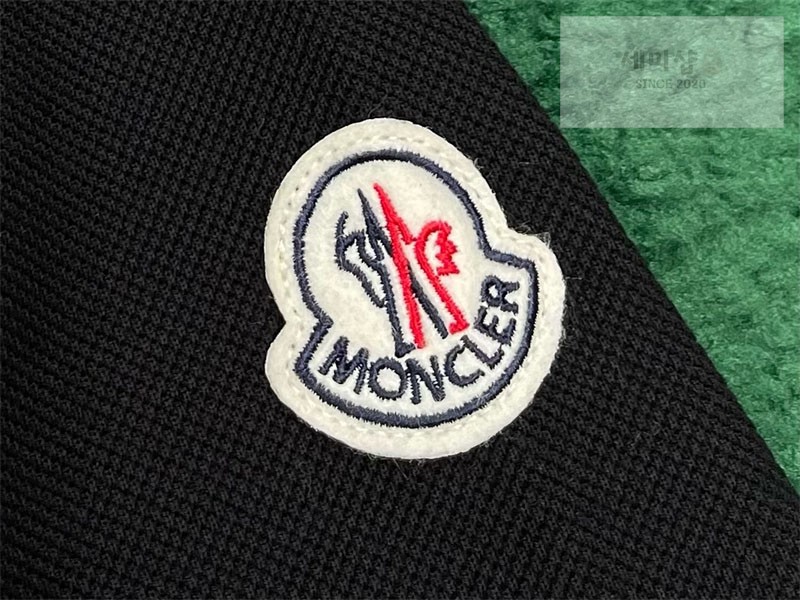 Moncler 몽클레어 스트라이프 트리밍 로고 패치 폴로 셔츠 의류 11번 이미지