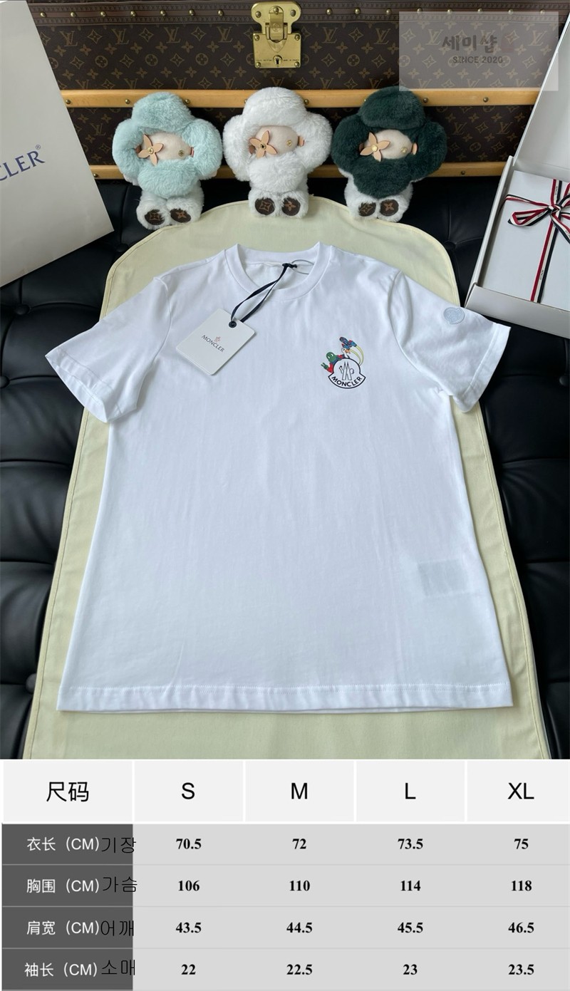 Moncler 몽클레어 스페이스 몬덕 코튼 티셔츠 의류 2번 이미지