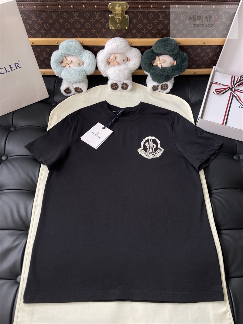 Moncler 몽클레어 아카이비오 크리에이티브 코튼 반팔 티셔츠 블랙 의류 14번 이미지
