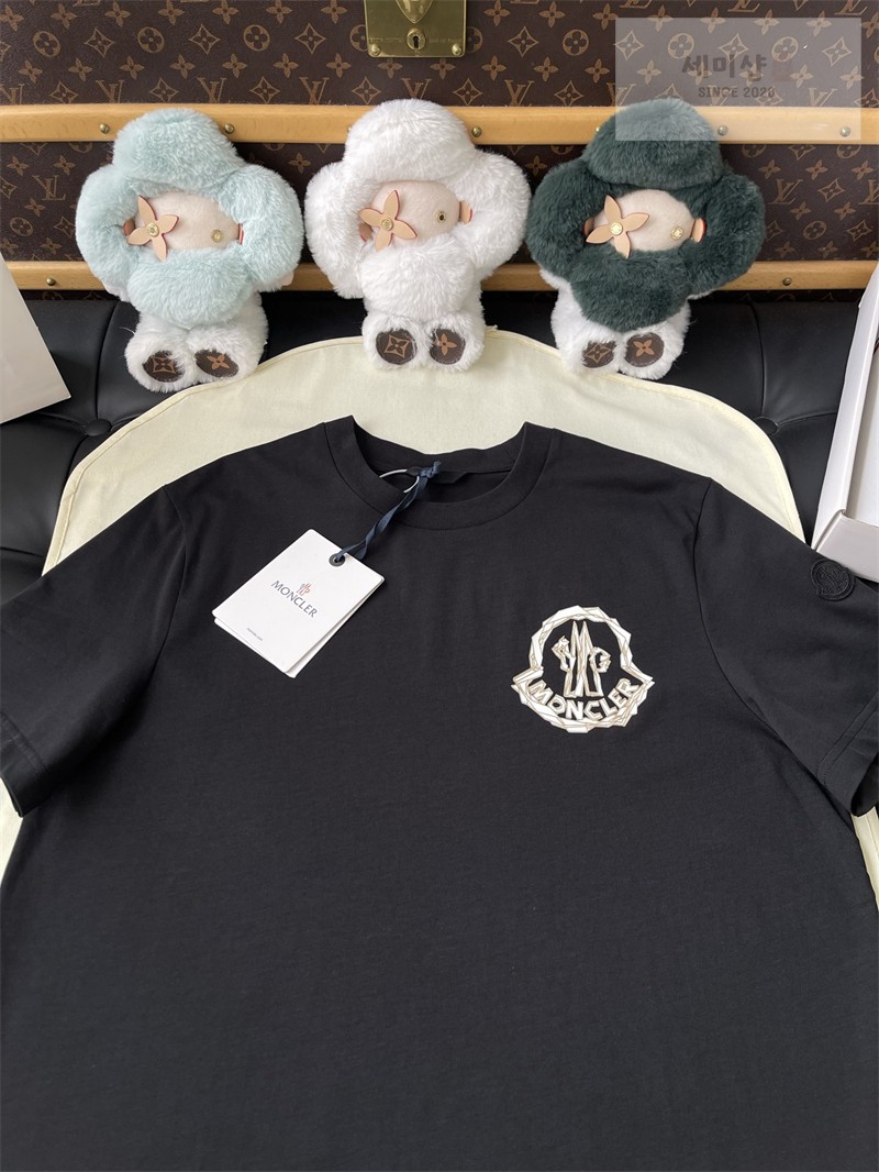 Moncler 몽클레어 아카이비오 크리에이티브 코튼 반팔 티셔츠 블랙 의류 15번 이미지