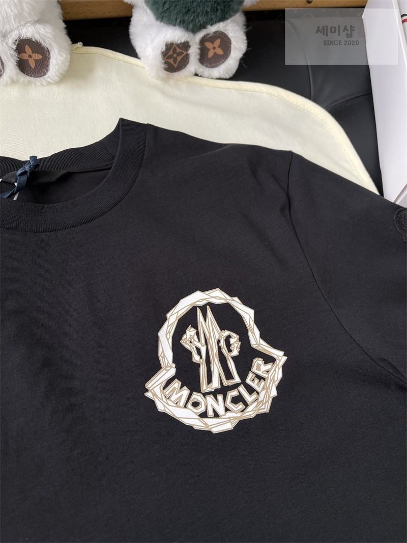 Moncler 몽클레어 아카이비오 크리에이티브 코튼 반팔 티셔츠 블랙 의류 18번 이미지
