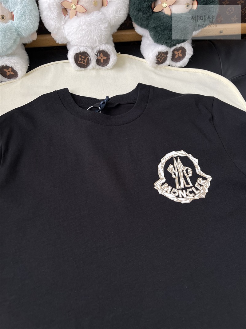 Moncler 몽클레어 아카이비오 크리에이티브 코튼 반팔 티셔츠 블랙 의류 19번 이미지