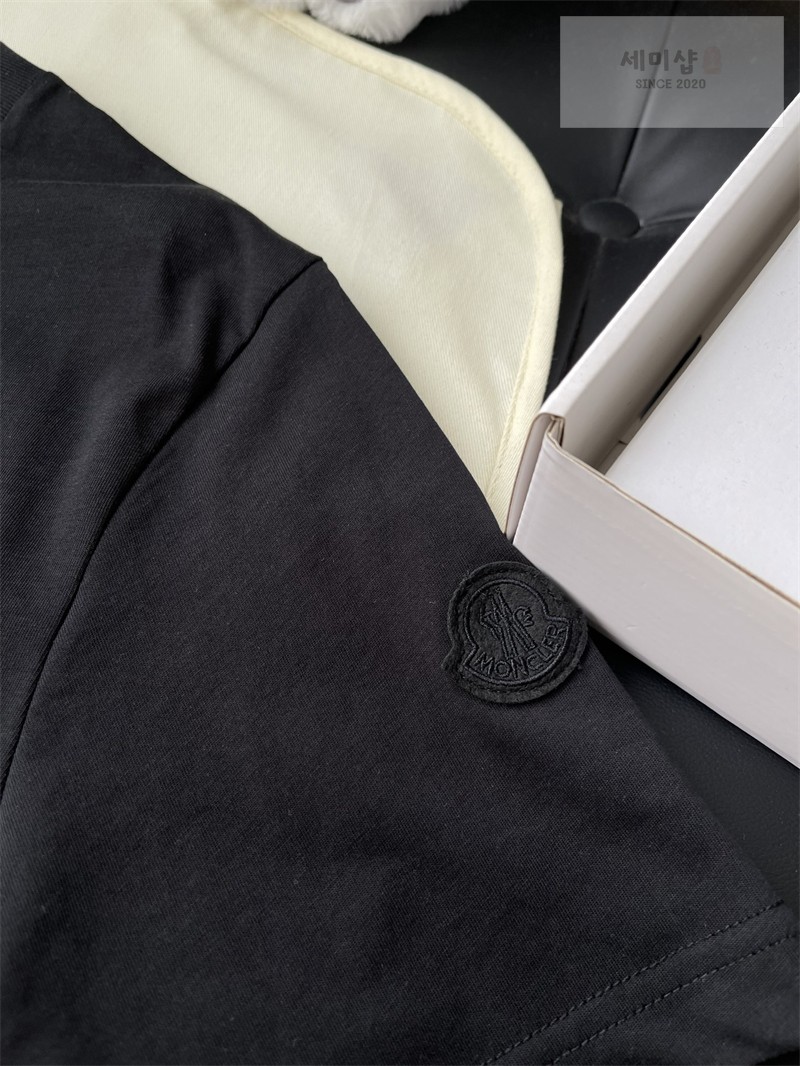 Moncler 몽클레어 아카이비오 크리에이티브 코튼 반팔 티셔츠 블랙 의류 20번 이미지