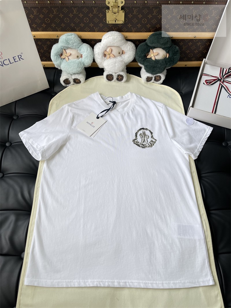 Moncler 몽클레어 아카이비오 크리에이티브 코튼 반팔 티셔츠 블랙 의류 23번 이미지