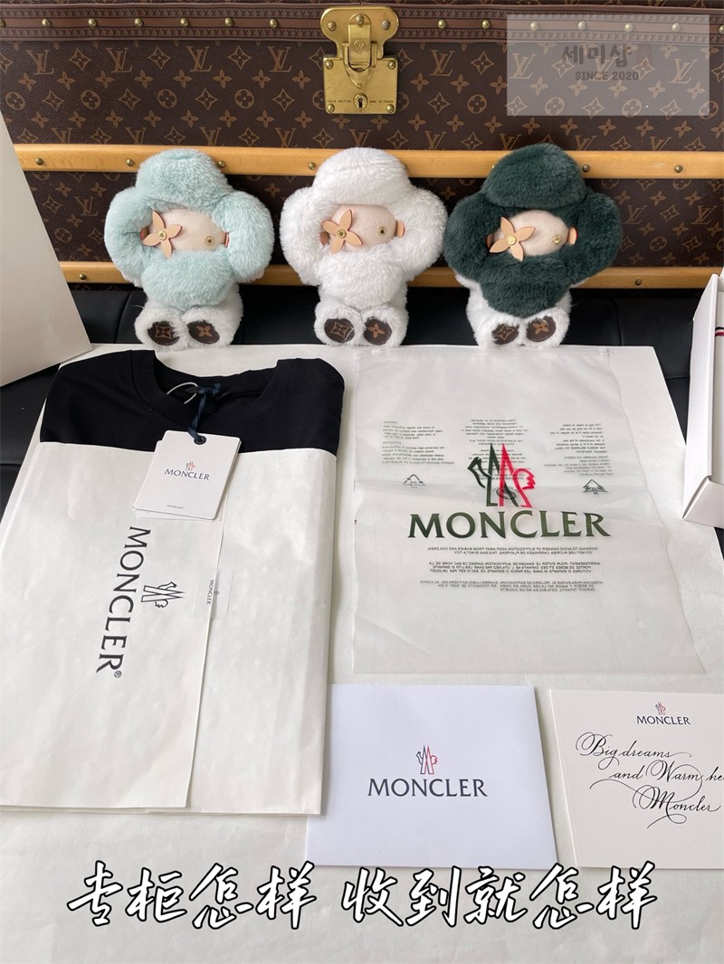 Moncler 몽클레어 아카이비오 크리에이티브 코튼 반팔 티셔츠 블랙 의류 33번 이미지