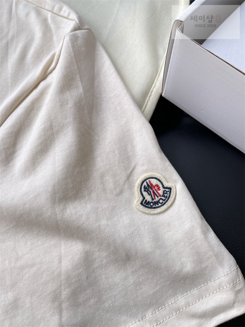 Moncler 몽클레어 야자수 서프보드 그래픽 프린트 반팔 티셔츠 블랙 의류 28번 이미지