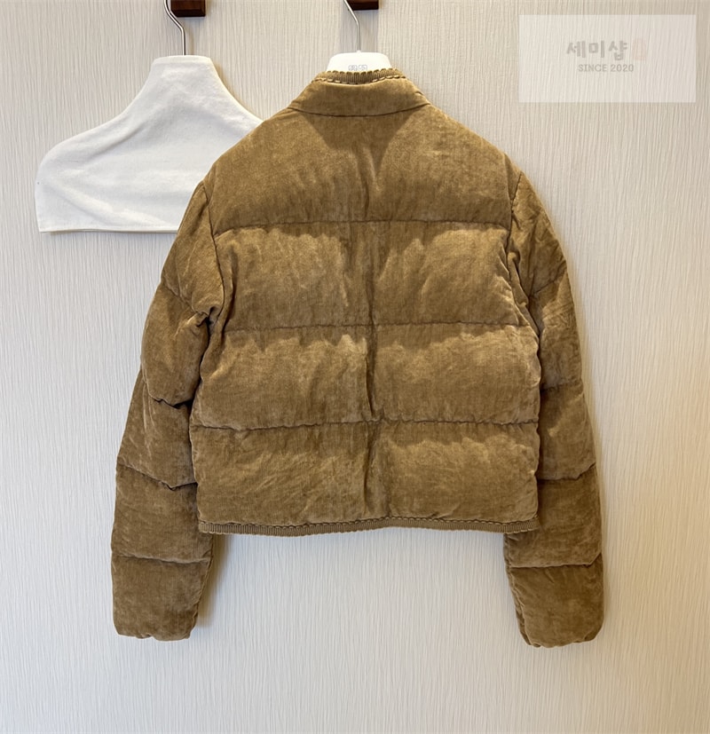 Moncler 몽클레어 에사르트 브레이드 트리밍 코듀로이 다운 자켓 의류 7번 이미지