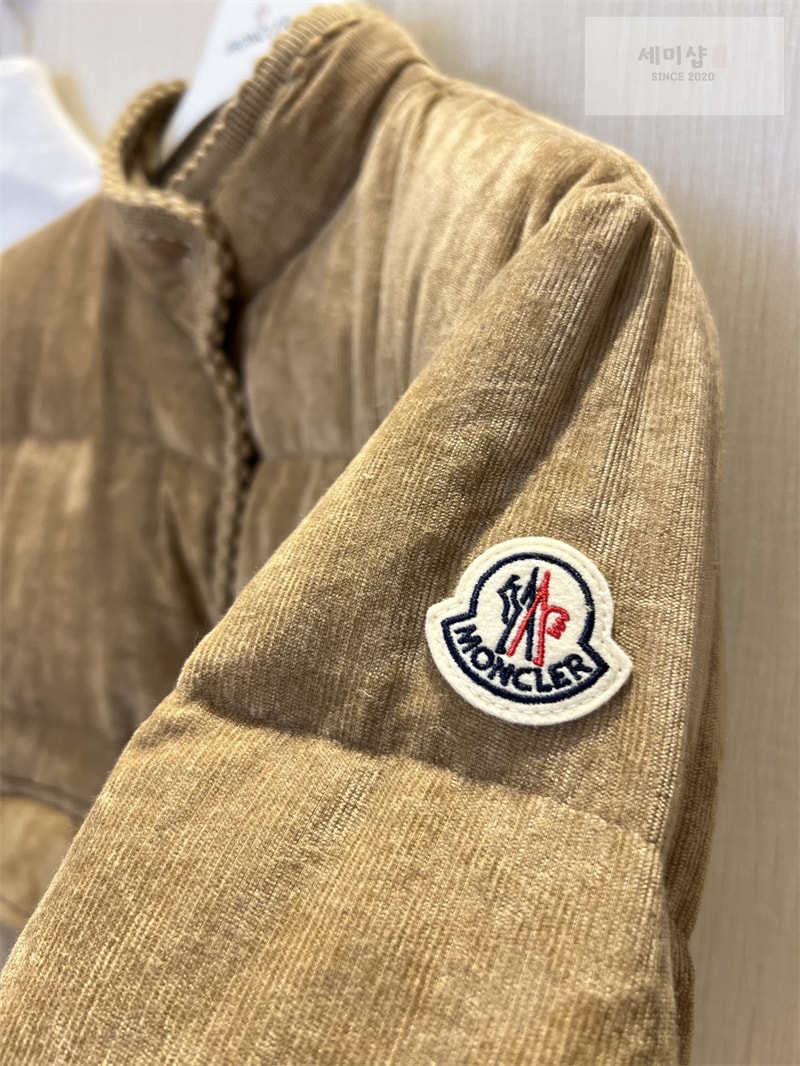 Moncler 몽클레어 에사르트 브레이드 트리밍 코듀로이 다운 자켓 의류 10번 이미지