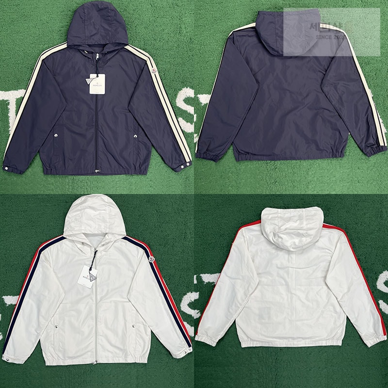 Moncler 몽클레어 올란 Olan 후드 집업 윈드브레이커 네이비 의류 1번 이미지