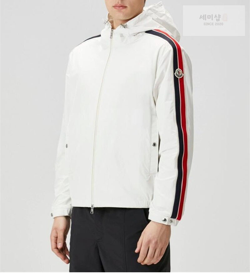 Moncler 몽클레어 올란 Olan 후드 집업 윈드브레이커 네이비 의류 6번 이미지