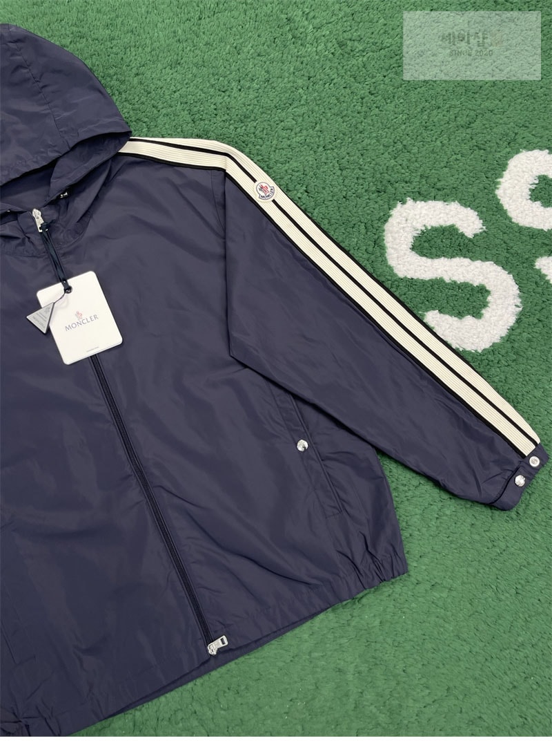 Moncler 몽클레어 올란 Olan 후드 집업 윈드브레이커 네이비 의류 8번 이미지