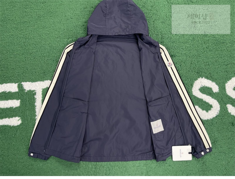 Moncler 몽클레어 올란 Olan 후드 집업 윈드브레이커 네이비 의류 9번 이미지