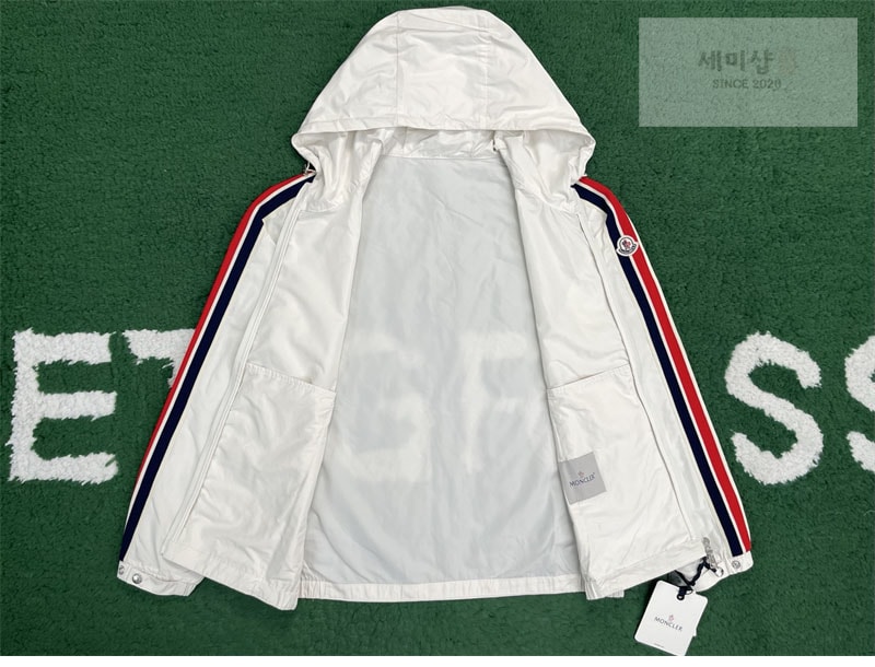 Moncler 몽클레어 올란 Olan 후드 집업 윈드브레이커 네이비 의류 16번 이미지