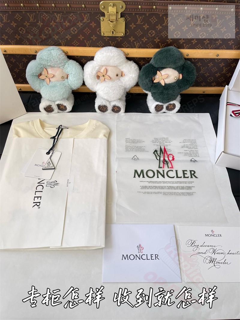 Moncler 몽클레어 자수 코튼 티셔츠 의류 24번 이미지