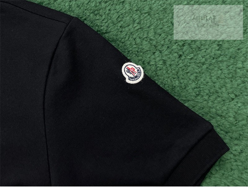 Moncler 몽클레어 카라 스트라이프 코튼 피케 폴로 셔츠 의류 11번 이미지