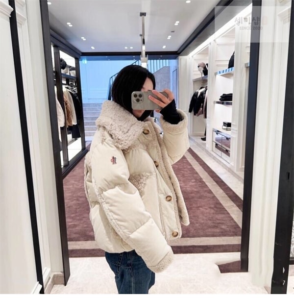 Moncler 몽클레어 칼레우 Caleu 그레노블 코듀로이 숏 다운 자켓 의류 2번 이미지