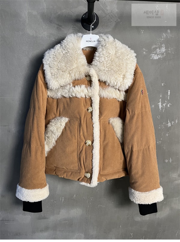 Moncler 몽클레어 칼레우 Caleu 그레노블 코듀로이 숏 다운 자켓 의류 4번 이미지