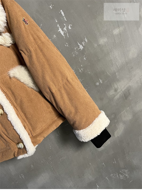 Moncler 몽클레어 칼레우 Caleu 그레노블 코듀로이 숏 다운 자켓 의류 9번 이미지
