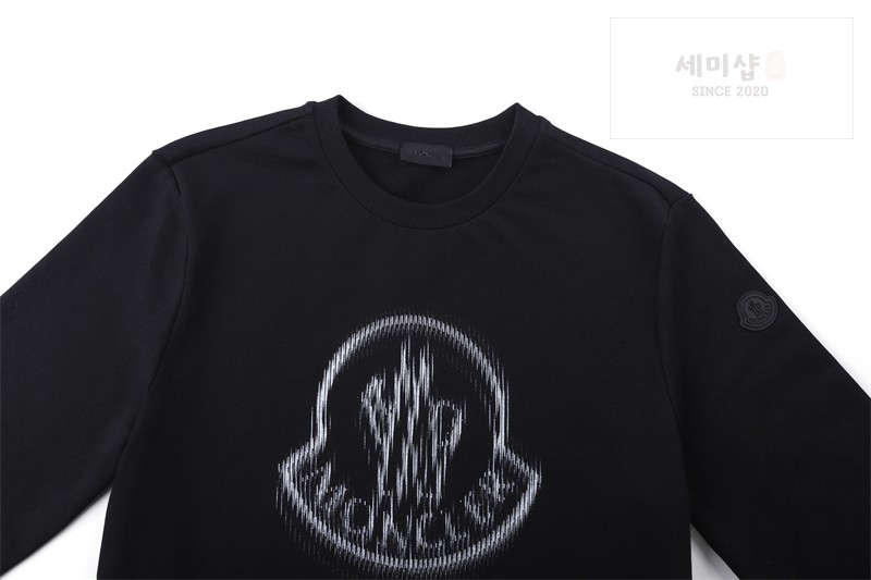 Moncler 몽클레어 크리스탈 로고 스웨트셔츠 화이트 의류 18번 이미지