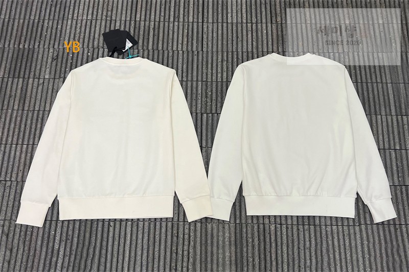 Moncler 몽클레어 크리스탈 로고 스웨트셔츠 화이트 의류 25번 이미지