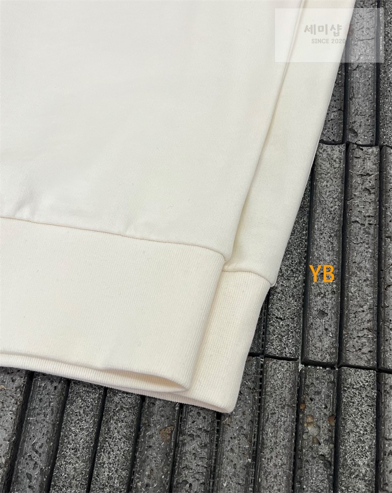 Moncler 몽클레어 크리스탈 로고 스웨트셔츠 화이트 의류 32번 이미지