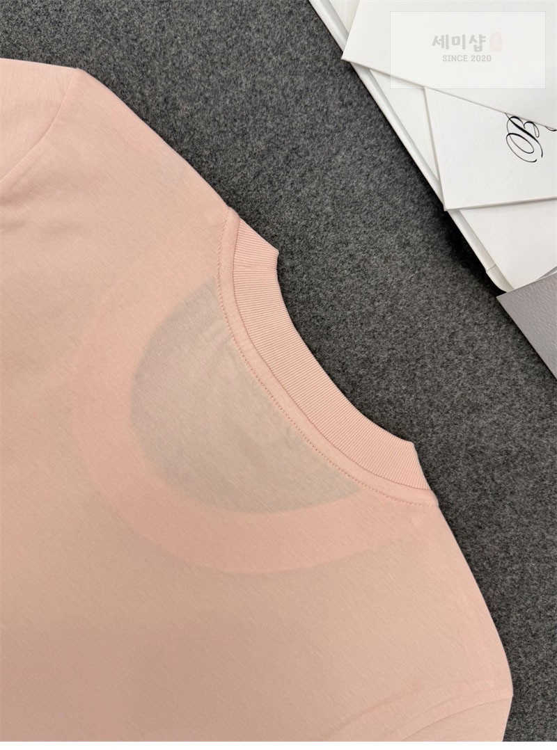 Moncler 몽클레어 크리스탈 로고 티셔츠 화이트 의류 20번 이미지