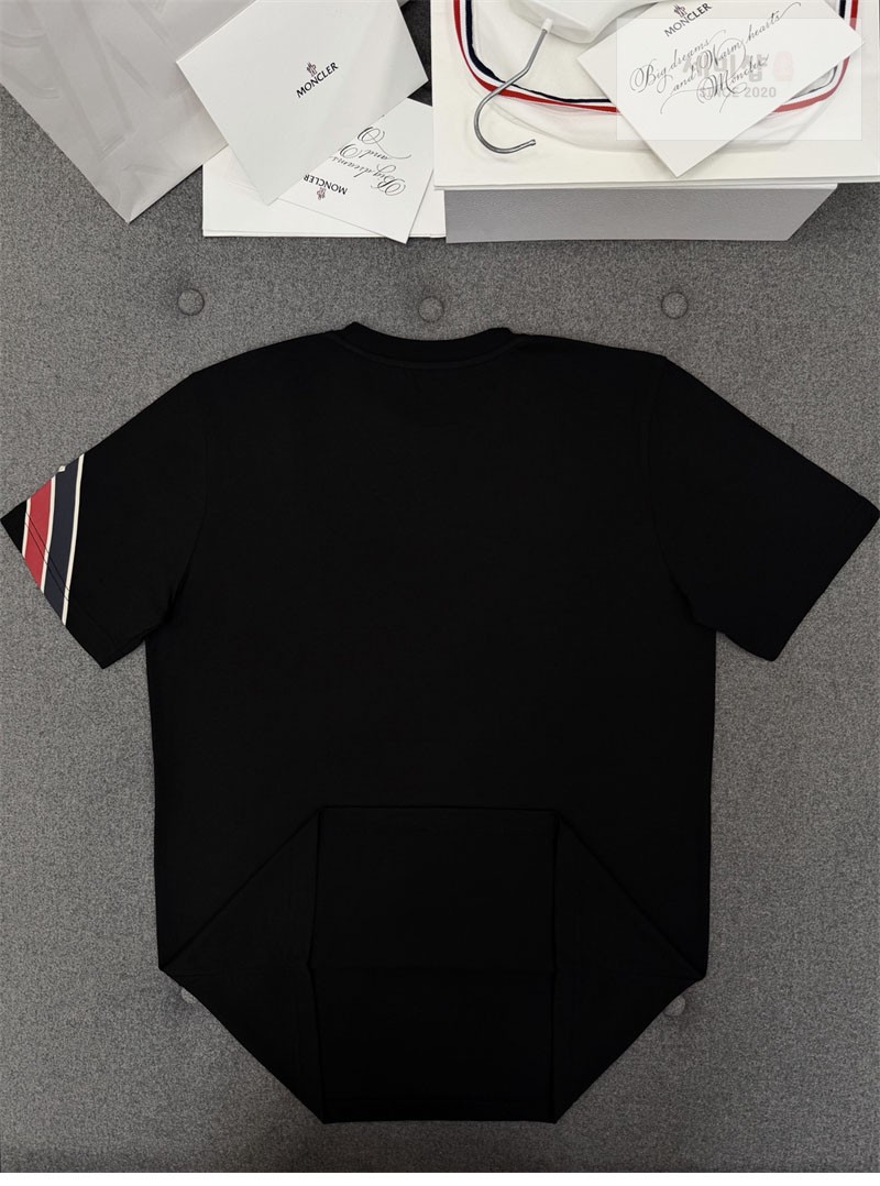 Moncler 몽클레어 트라이컬러 숄더 스트라이프 반팔 티셔츠 의류 13번 이미지