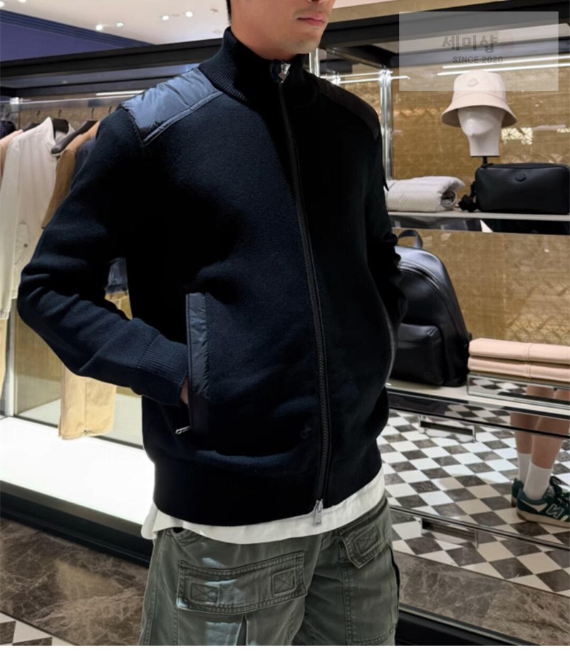 Moncler 몽클레어 패딩 울 집업 가디건 의류 6번 이미지