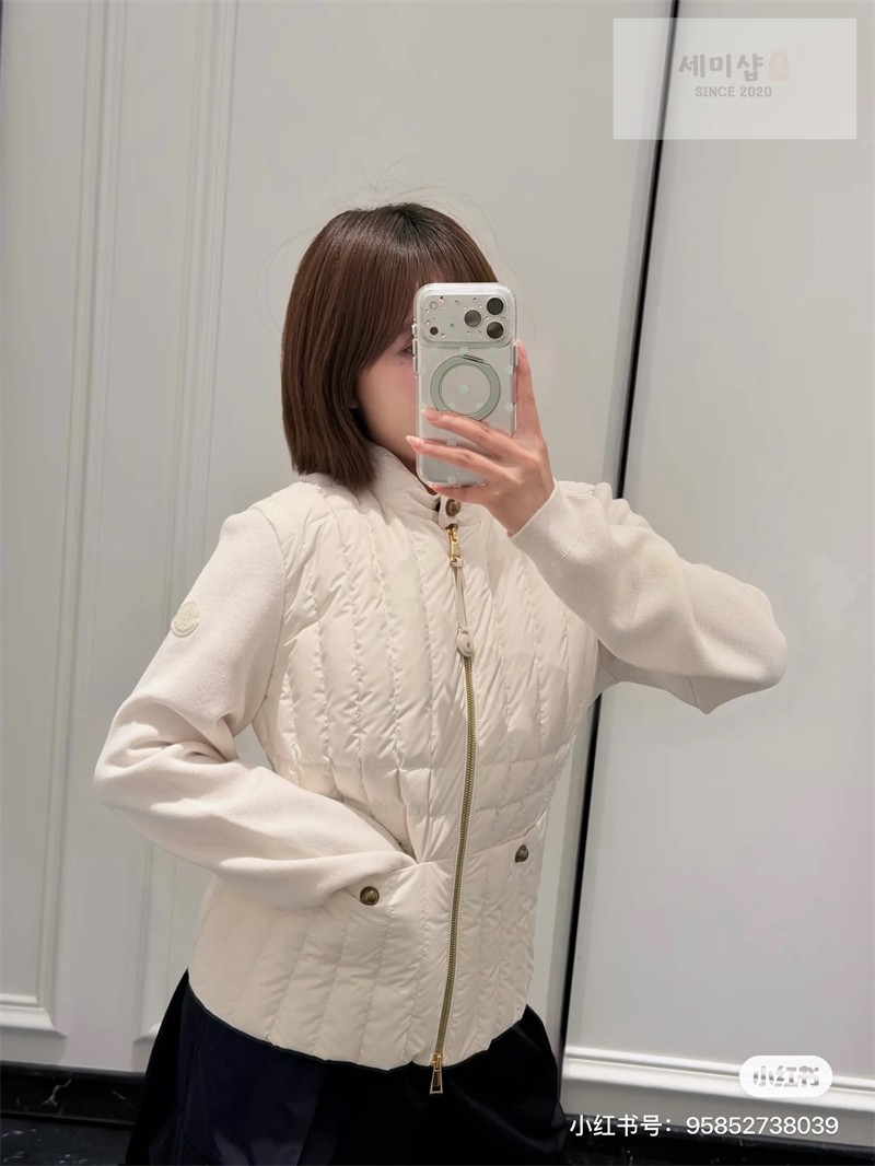 Moncler 몽클레어 패딩 집업 가디건 블랙 의류 4번 이미지